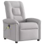 Sillón de masaje reclinable de tela gris nube by , Armchairs - Ref: Foro24-4015635, Price: 206,75 €, Discount: %