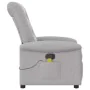 Sillón de masaje reclinable de tela gris nube by , Armchairs - Ref: Foro24-4015635, Price: 206,75 €, Discount: %