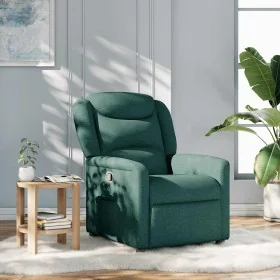 Sillón reclinable de tela verde oscuro de , Sillones - Ref: Foro24-4015602, Precio: 187,73 €, Descuento: %