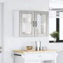 Armario pared cocina puerta de cristal Lucca sonoma gris by , Kitchen cabinets - Ref: Foro24-853853, Price: 83,11 €, Discount: %