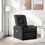 Sillón reclinable de masaje de tela negro by , Armchairs - Ref: Foro24-4015628, Price: 211,29 €, Discount: %