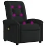 Sillón reclinable de masaje de tela negro by , Armchairs - Ref: Foro24-4015628, Price: 211,29 €, Discount: %