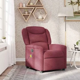Sillón de masaje reclinable de tela color vino tinto von , Sessel - Ref: Foro24-4015609, Preis: 204,88 €, Rabatt: %