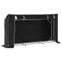 Leñero cubierta lluvia 200,5x41x110,5 cm acero galvanizado by , Firewood bags and holders - Ref: Foro24-4104944, Price: 76,15...