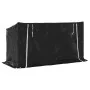 Leñero cubierta lluvia 200,5x80,5x110,5 cm acero galvanizado by , Firewood bags and holders - Ref: Foro24-4104946, Price: 107...