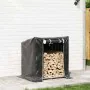 Leñero cubierta lluvia 100,5x80,5x110,5 cm acero galvanizado by , Firewood bags and holders - Ref: Foro24-4104938, Price: 75,...