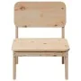 Silla de jardín de madera maciza de pino 60x52,5x72 cm by , Garden chairs - Ref: Foro24-859317, Price: 56,92 €, Discount: %