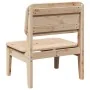 Silla de jardín de madera maciza de pino 60x52,5x72 cm by , Garden chairs - Ref: Foro24-859317, Price: 56,92 €, Discount: %