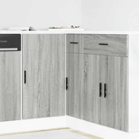 Mueble bajo para fregadero de madera ingeniería sonoma gris de , Armarios de cocina - Ref: Foro24-854294, Precio: 77,32 €, De...