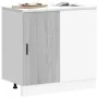 Mueble bajo para fregadero de madera ingeniería sonoma gris de , Armarios de cocina - Ref: Foro24-854294, Precio: 77,32 €, De...