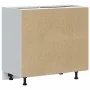 Mueble bajo para fregadero de madera ingeniería sonoma gris de , Armarios de cocina - Ref: Foro24-854294, Precio: 77,32 €, De...