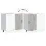 Mueble bajo para fregadero de madera ingeniería sonoma gris de , Armarios de cocina - Ref: Foro24-854294, Precio: 77,32 €, De...