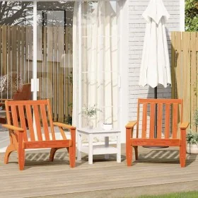Sillas de jardín adirondack 2 uds marrón cera 75x77x77 cm von , Gartenstühle - Ref: Foro24-859334, Preis: 146,91 €, Rabatt: %