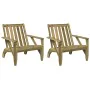 Sillas Adirondack de jardín 2 unidades 75x77x77 cm von , Gartenstühle - Ref: Foro24-859336, Preis: 151,60 €, Rabatt: %