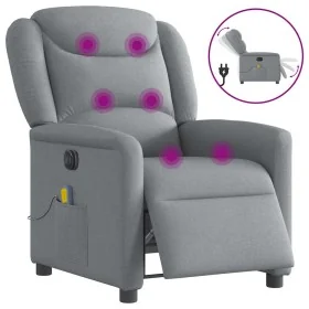 Sillón reclinable de masaje eléctrico tela gris claro von , Sessel - Ref: Foro24-3303184, Preis: 262,75 €, Rabatt: %