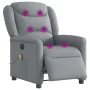 Sillón reclinable de masaje eléctrico tela gris claro von , Sessel - Ref: Foro24-3303184, Preis: 262,75 €, Rabatt: %