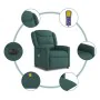 Sillón reclinable de masaje eléctrico tela verde oscuro von , Sessel - Ref: Foro24-3303190, Preis: 255,65 €, Rabatt: %
