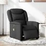 Sillón reclinable de masaje eléctrico tela negro by , Armchairs - Ref: Foro24-3303186, Price: 262,42 €, Discount: %