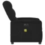 Sillón reclinable de masaje eléctrico tela negro by , Armchairs - Ref: Foro24-3303186, Price: 262,42 €, Discount: %
