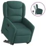 Sillón reclinable elevable tela verde oscuro by , Armchairs - Ref: Foro24-3303200, Price: 273,25 €, Discount: %