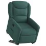 Sillón reclinable elevable tela verde oscuro by , Armchairs - Ref: Foro24-3303200, Price: 273,25 €, Discount: %