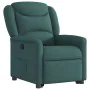 Sillón reclinable elevable tela verde oscuro by , Armchairs - Ref: Foro24-3303200, Price: 273,25 €, Discount: %