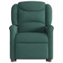 Sillón reclinable elevable tela verde oscuro by , Armchairs - Ref: Foro24-3303200, Price: 273,25 €, Discount: %