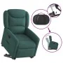 Sillón reclinable elevable tela verde oscuro by , Armchairs - Ref: Foro24-3303200, Price: 273,25 €, Discount: %