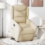Sillón reclinable elevable de tela color crema by , Armchairs - Ref: Foro24-3303202, Price: 275,15 €, Discount: %