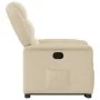Sillón reclinable elevable de tela color crema by , Armchairs - Ref: Foro24-3303202, Price: 275,15 €, Discount: %
