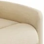Sillón reclinable elevable de tela color crema by , Armchairs - Ref: Foro24-3303202, Price: 275,15 €, Discount: %