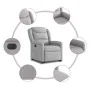 Sillón eléctrico reclinable elevable de tela gris nube von , Sessel - Ref: Foro24-3303223, Preis: 323,90 €, Rabatt: %