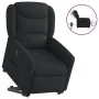 Sillón eléctrico reclinable elevable de tela negro de , Sillones - Ref: Foro24-3303216, Precio: 323,90 €, Descuento: %