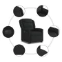 Sillón eléctrico reclinable elevable de tela negro de , Sillones - Ref: Foro24-3303216, Precio: 323,90 €, Descuento: %