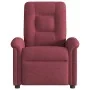 Sillón reclinable eléctrico tela rojo tinto by , Armchairs - Ref: Foro24-3303237, Price: 240,00 €, Discount: %