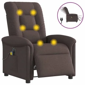 Sillón reclinable de masaje eléctrico tela marrón oscuro von , Sessel - Ref: Foro24-3303249, Preis: 261,40 €, Rabatt: %