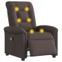 Sillón reclinable de masaje eléctrico tela marrón oscuro von , Sessel - Ref: Foro24-3303249, Preis: 261,32 €, Rabatt: %