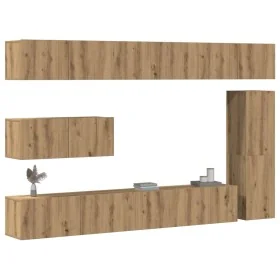 Mueble para TV de pared madera contrachapada artesanal 7 piezas von , TV-Möbel - Ref: Foro24-3329214, Preis: 286,37 €, Rabatt: %