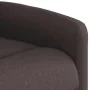 Silla de masaje reclinable de pie de tela marrón oscuro de , Sillones - Ref: Foro24-3303209, Precio: 290,91 €, Descuento: %