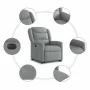 Sillón eléctrico reclinable elevable de tela gris claro von , Sessel - Ref: Foro24-3303214, Preis: 330,15 €, Rabatt: %