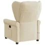 Sillón reclinable de masaje eléctrico tela color crema by , Armchairs - Ref: Foro24-3303372, Price: 281,16 €, Discount: %