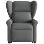 Silla de masaje reclinable de pie de tela gris oscuro by , Armchairs - Ref: Foro24-3303385, Price: 295,86 €, Discount: %