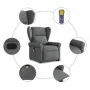 Silla de masaje reclinable de pie de tela gris oscuro by , Armchairs - Ref: Foro24-3303385, Price: 295,86 €, Discount: %