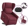 Sillón reclinable de masaje elevable tela rojo tinto de , Sillones - Ref: Foro24-3303387, Precio: 308,33 €, Descuento: %