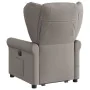 Sillón reclinable de masaje elevable tela gris taupé by , Armchairs - Ref: Foro24-3303391, Price: 295,17 €, Discount: %