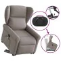 Sillón reclinable de masaje elevable tela gris taupé by , Armchairs - Ref: Foro24-3303391, Price: 295,17 €, Discount: %