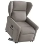 Sillón eléctrico reclinable elevable de tela gris taupe de , Sillones - Ref: Foro24-3303401, Precio: 345,21 €, Descuento: %