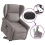 Sillón eléctrico reclinable elevable de tela gris taupe de , Sillones - Ref: Foro24-3303401, Precio: 345,21 €, Descuento: %