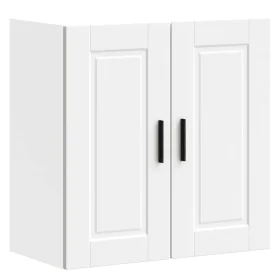 Armario de pared para cocina Porto madera de ingeniería blanca by , Kitchen cabinets - Ref: Foro24-854057, Price: 58,91 €, Di...