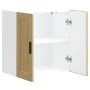 Mueble de pared cocina madera contrachapada Porto roble sonoma by , Kitchen cabinets - Ref: Foro24-854060, Price: 58,85 €, Di...